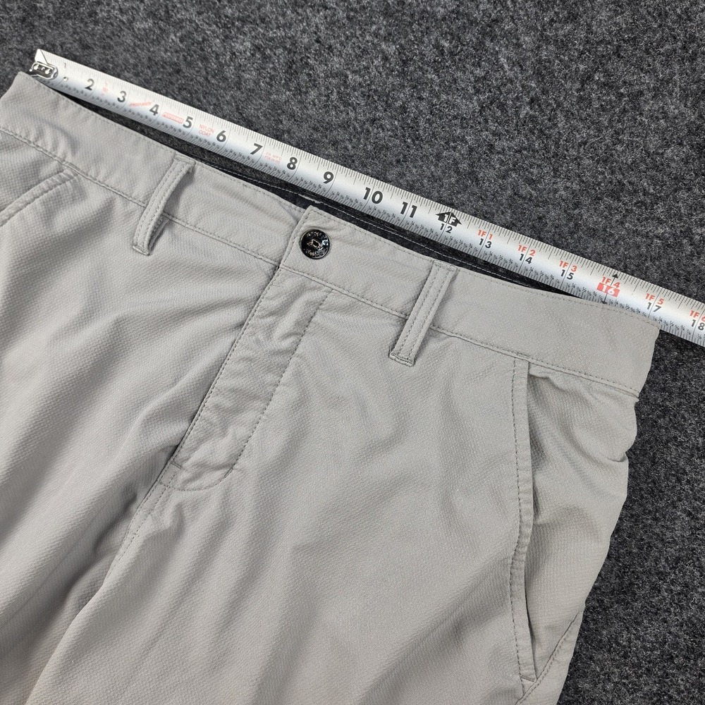 Oakley Mens Golf Shorts 34 Gray Performance Stretch Athletic 9" Inseam - Picture 3 of 9